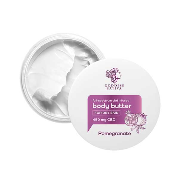 Goddess Sativa - CBD Body Butter - Pomegranate - 100 ml