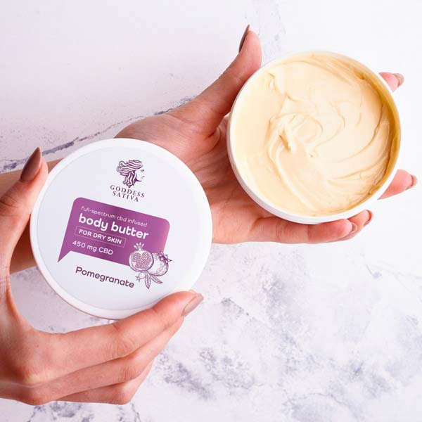 Goddess Sativa - CBD Body Butter - Pomegranate - 100 ml