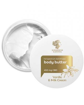 Goddess Sativa - CBD Body Butter - Vanilla & Milk Cream - 100 ml