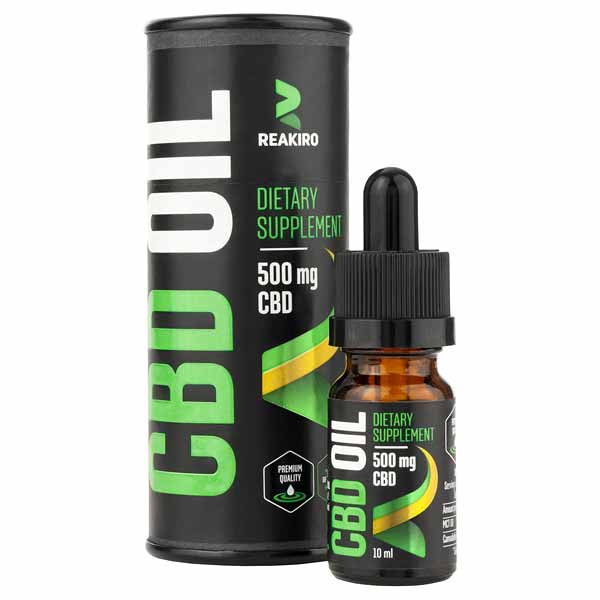 Reakiro - Premium Quality Full Spectrum CBD oil - 500 mg - 10 ml