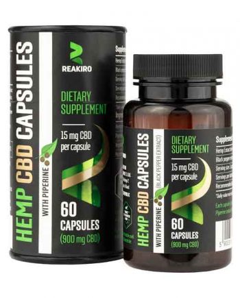 CBD Vegan Capsules - 60 capsules - 900 mg