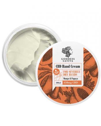 Goddess Sativa - Hand Cream Mango & Papaya - 450 mg CBD - 100 ml