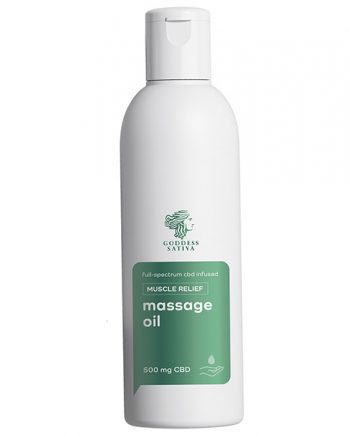 Goddess Sativa - CBD Massage Oil - Muscle Relief - 200 ml