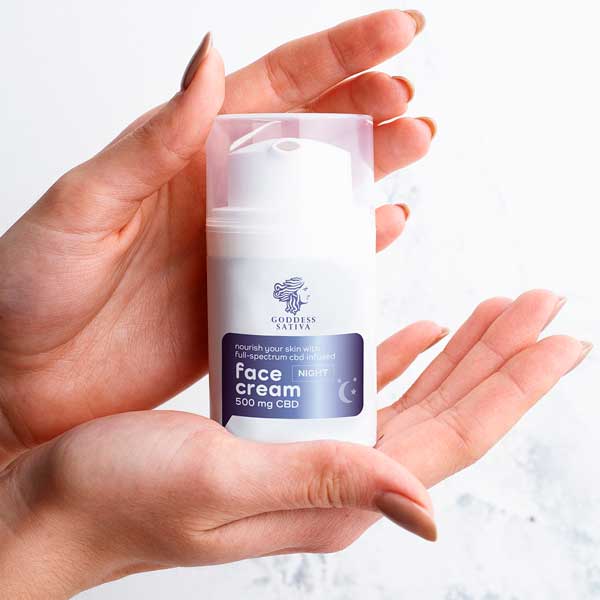 Goddess Sativa - CBD Night Face Cream - 50 ml