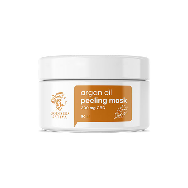 Goddess Sativa - Facial Peeling Mask - Argan and CBD - 50 ml