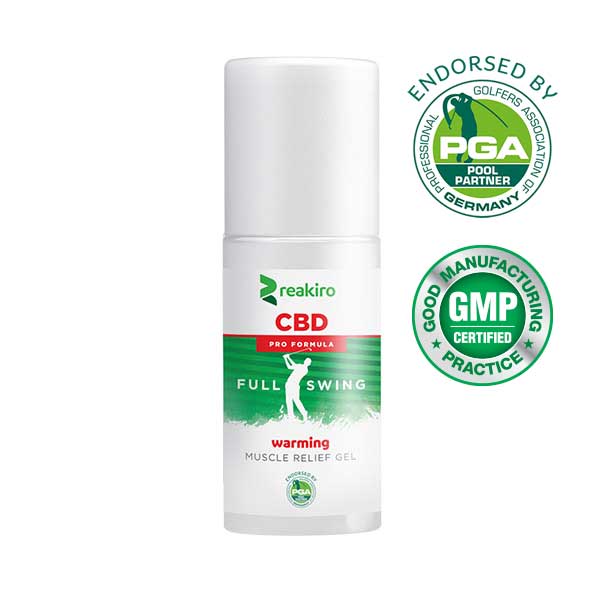 Reakiro - Golf Pro Formula - Muscle Relief - Warming CBD Gel - 100 ml