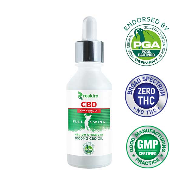 Reakiro - Golf Pro Formula CBD Oil - 10 ml