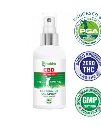 Reakiro - Golf Pro Formula - CBD Oil Spray - 30 ml